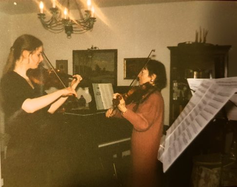 with Wanda Wilkomirska